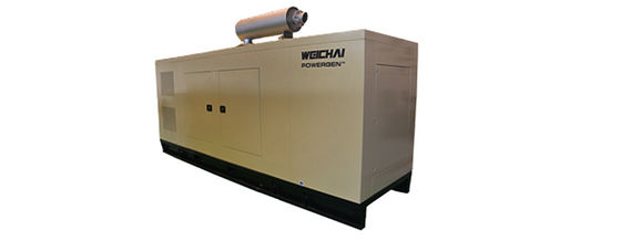 247.5KVA-495KVA Baixo ruído Weichai gerador define alta velocidade 1500r/min